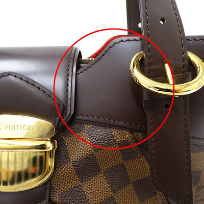 Louis Vuitton Damier Shoulder Bag Sistine PM Brown — view 8