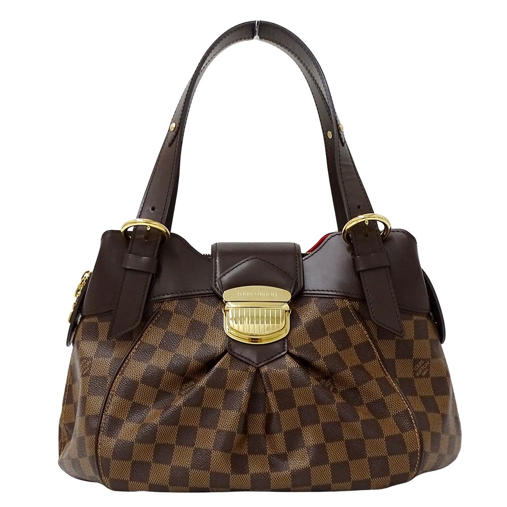 Louis Vuitton Damier Shoulder Bag Sistine PM Brown