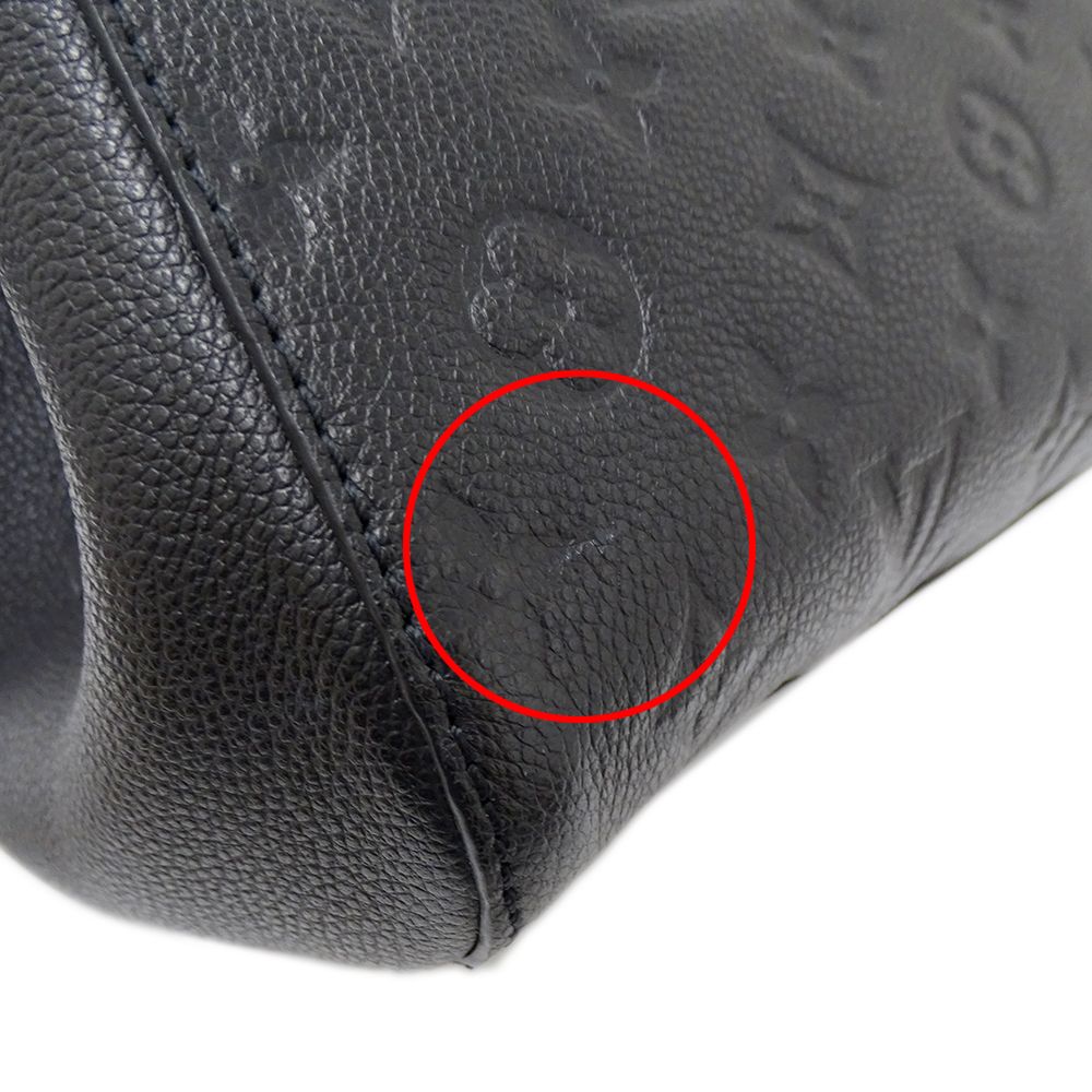 Louis Vuitton Monogram Empreinte 2-Way Shoulder Bag Montaigne MM Noir Black — view 9