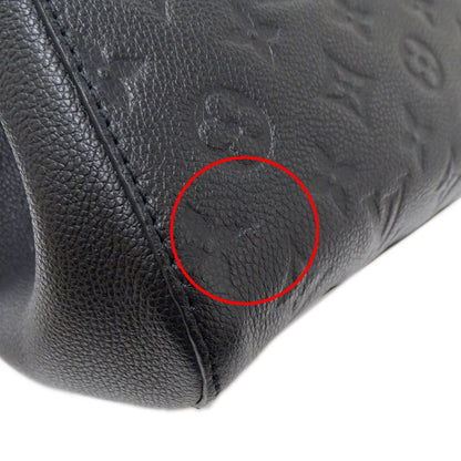 Louis Vuitton Monogram Empreinte 2-Way Shoulder Bag Montaigne MM Noir Black — view 9