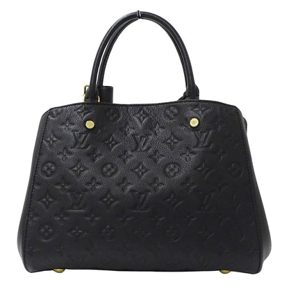 Louis Vuitton Monogram Empreinte 2-Way Shoulder Bag Montaigne MM Noir Black — view 2