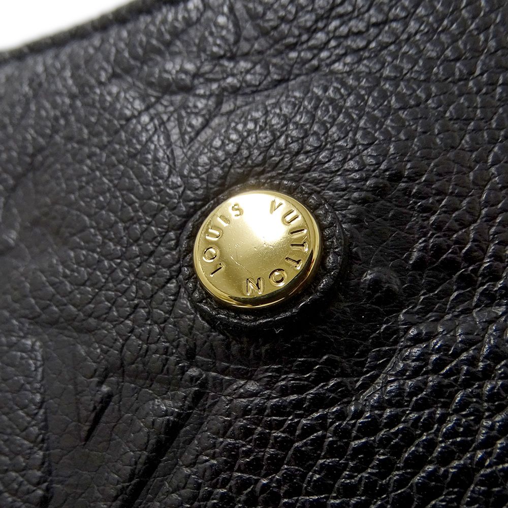 Louis Vuitton Monogram Empreinte 2-Way Shoulder Bag Montaigne MM Noir Black — view 8