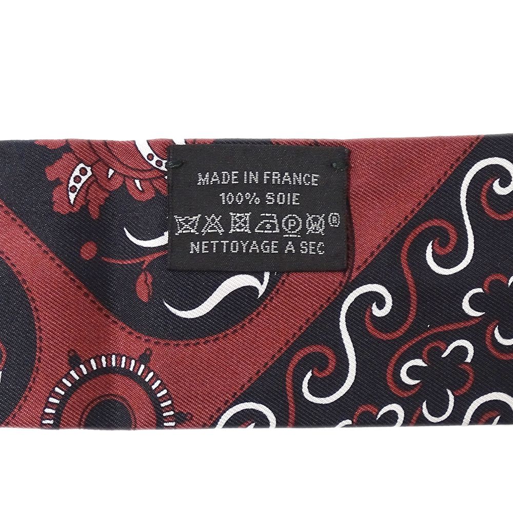 Hermes Scarf Twill Festival Des Amazones Amazon Silk Bourgogne Bordeaux — view 5