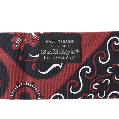 Hermes Scarf Twill Festival Des Amazones Amazon Silk Bourgogne Bordeaux — view 5