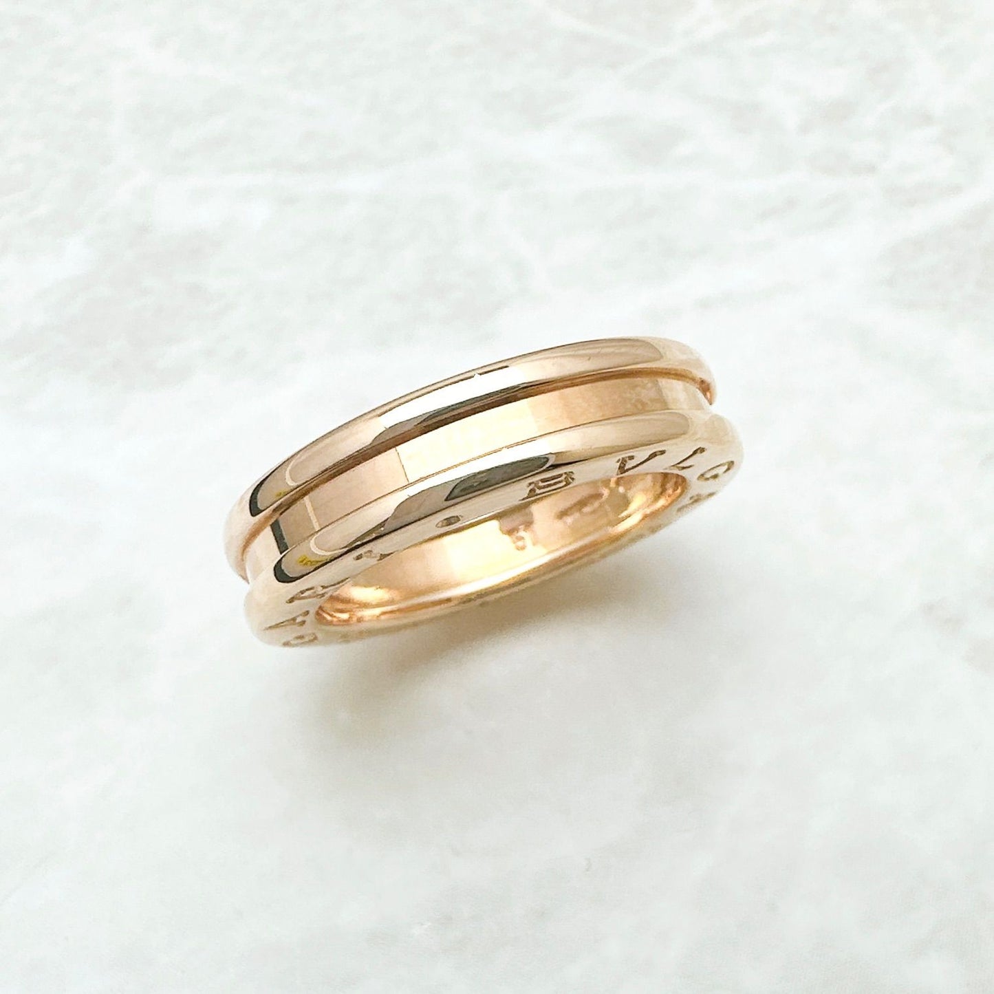 Bvlgari Pink Gold Ring — view 2