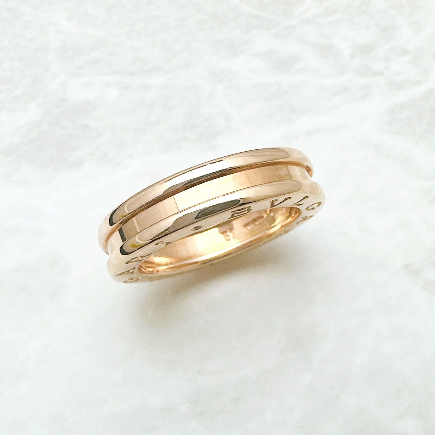 Bvlgari Pink Gold Ring — view 2
