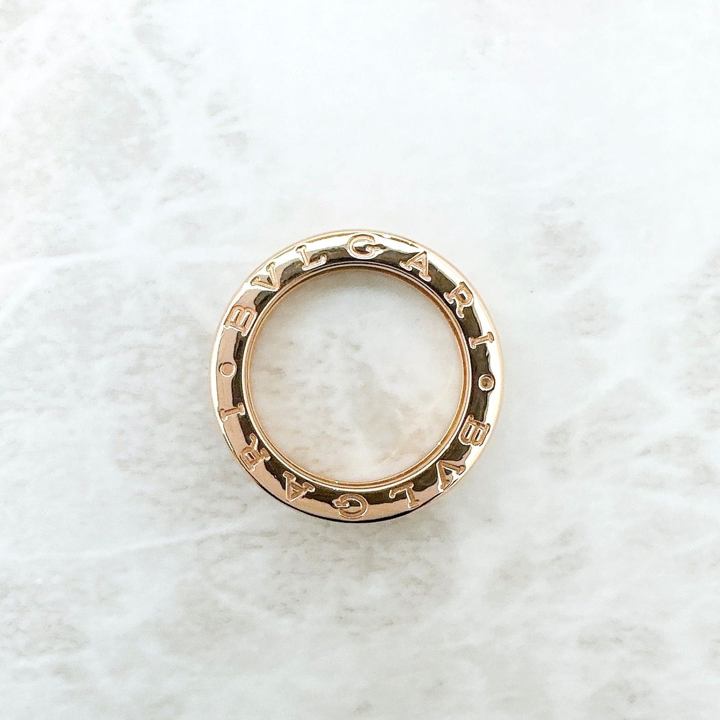 Bvlgari Pink Gold Ring — view 4