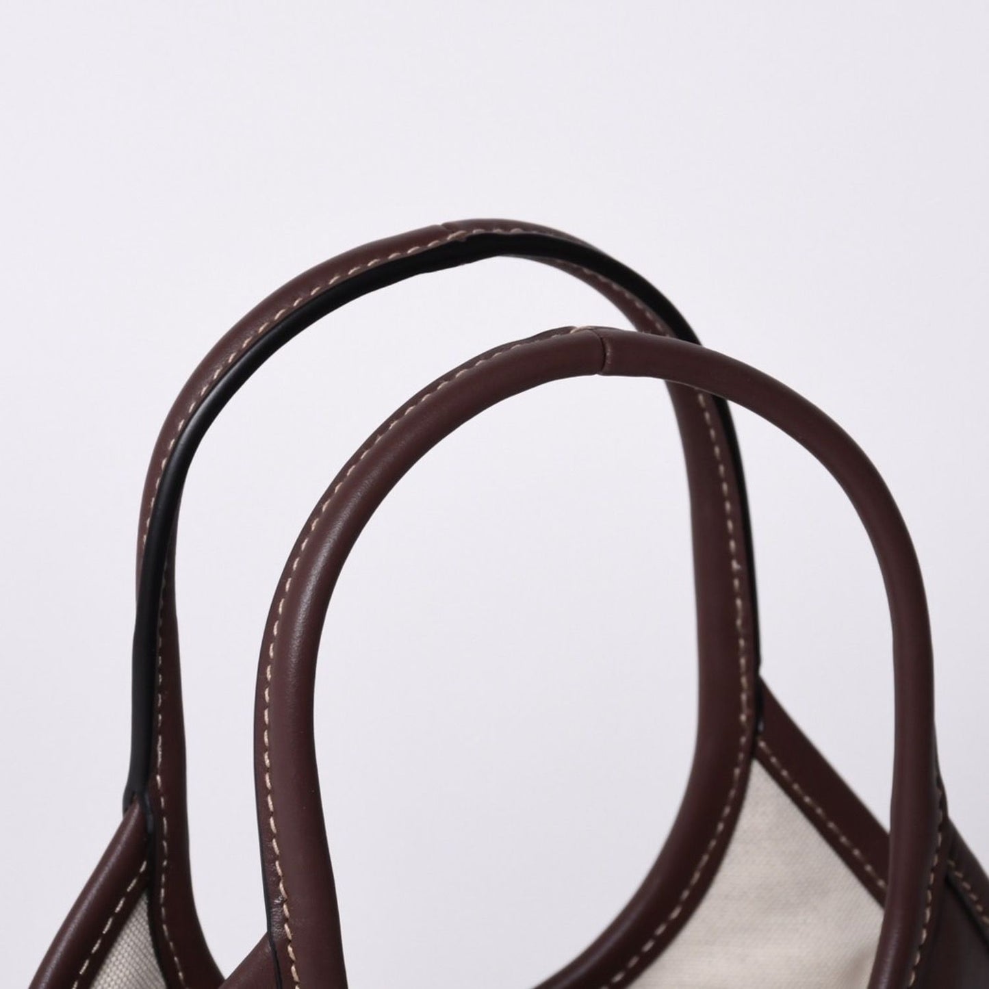 Miu Miu Ivy Mini 2-Way Bag Calfskin Logo Patch Brown Gold — view 4