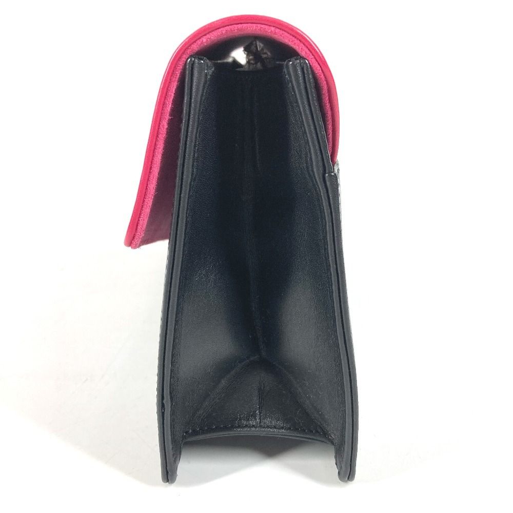 Saint Laurent Paris Clutch Bicolor Leather Black — view 3