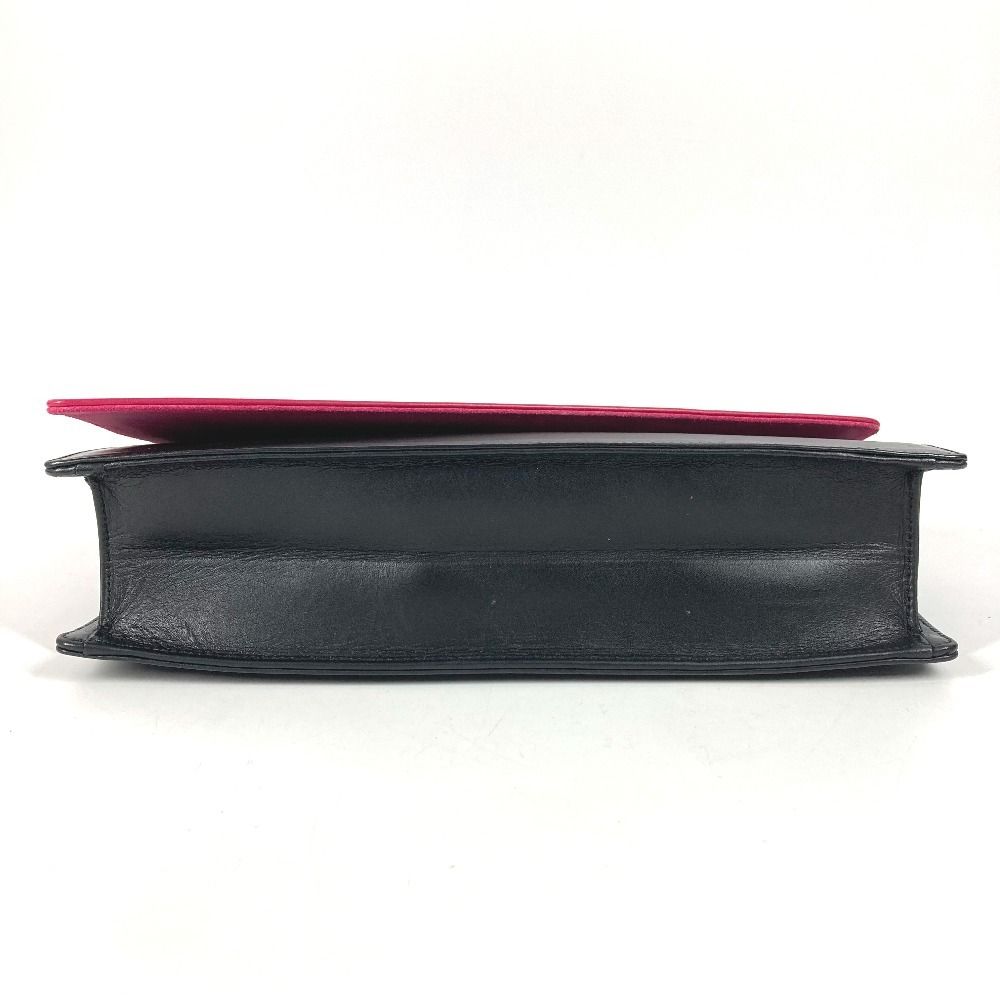 Saint Laurent Paris Clutch Bicolor Leather Black — view 5