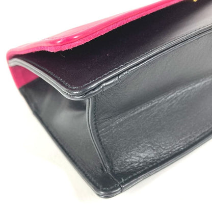 Saint Laurent Paris Clutch Bicolor Leather Black — view 7