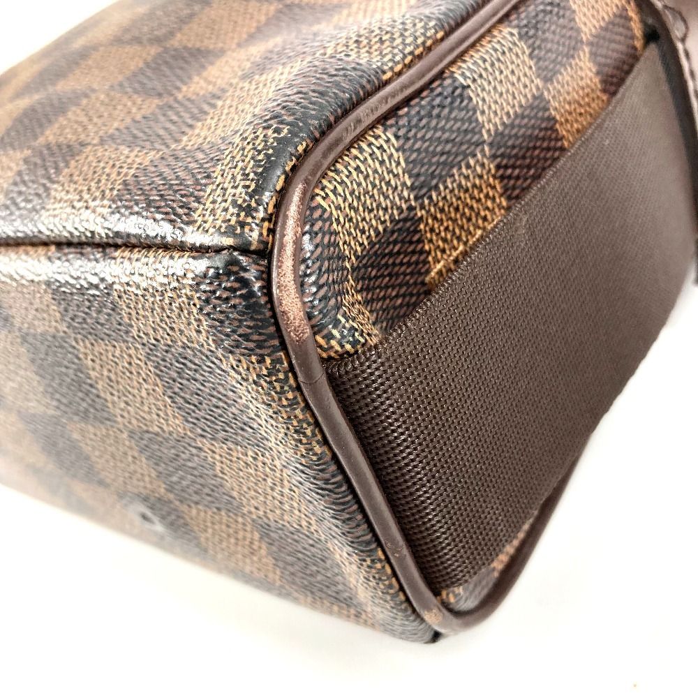 Louis Vuitton Shoulder Bag Olaf PM Damier Canvas Ebene Brown — view 6