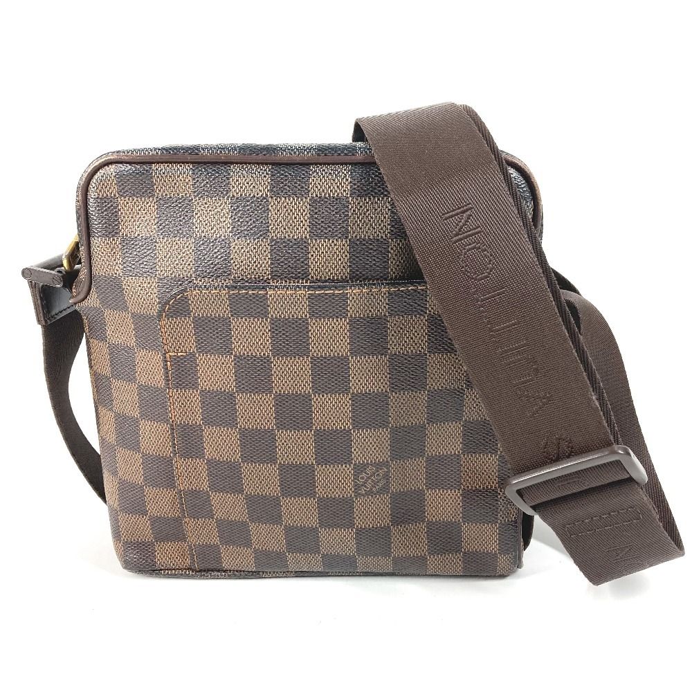 Louis Vuitton Shoulder Bag Olaf PM Damier Canvas Ebene Brown