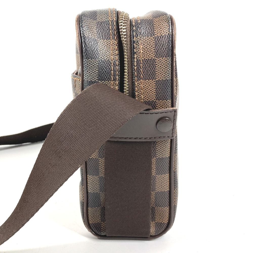 Louis Vuitton Shoulder Bag Olaf PM Damier Canvas Ebene Brown — view 3