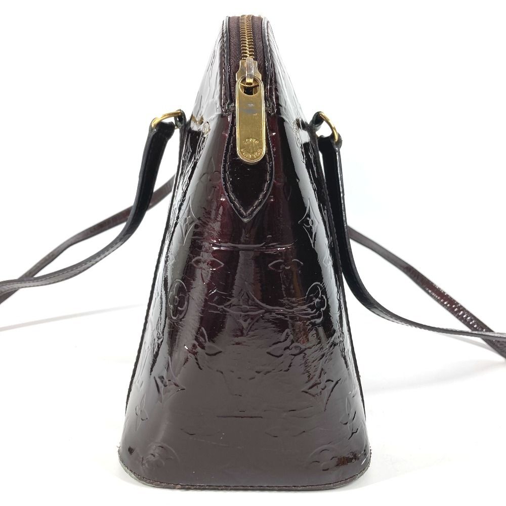 Louis Vuitton Shoulder Bag Avalon Zip Monogram Vernis Canvas Amarante Purple — view 4