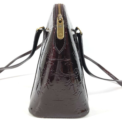 Louis Vuitton Shoulder Bag Avalon Zip Monogram Vernis Canvas Amarante Purple — view 4