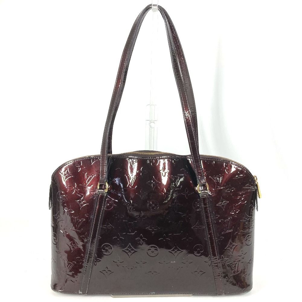 Louis Vuitton Shoulder Bag Avalon Zip Monogram Vernis Canvas Amarante Purple — view 2
