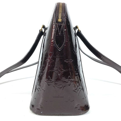 Louis Vuitton Shoulder Bag Avalon Zip Monogram Vernis Canvas Amarante Purple — view 3