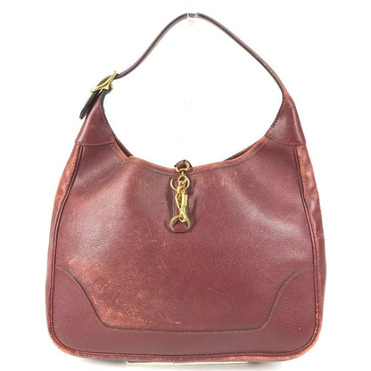 Hermes Shoulder Bag Trim 31 Leather Brown