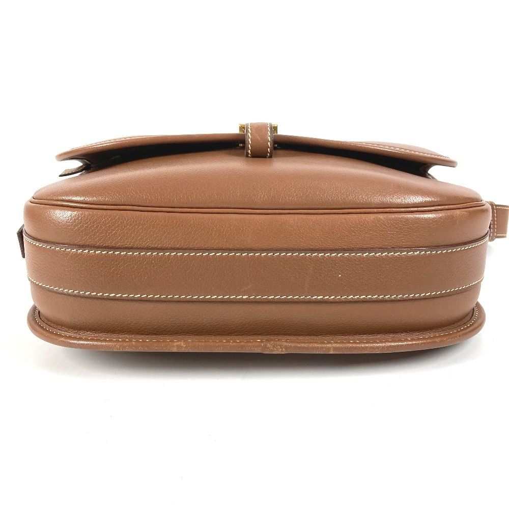 Hermes Shoulder Bag Paddock Golf Leather Brown — view 5