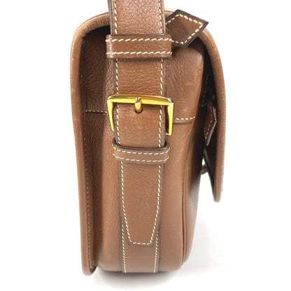 Hermes Shoulder Bag Paddock Golf Leather Brown — view 4