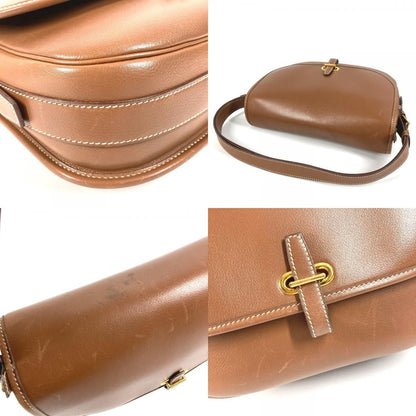 Hermes Shoulder Bag Paddock Golf Leather Brown — view 7
