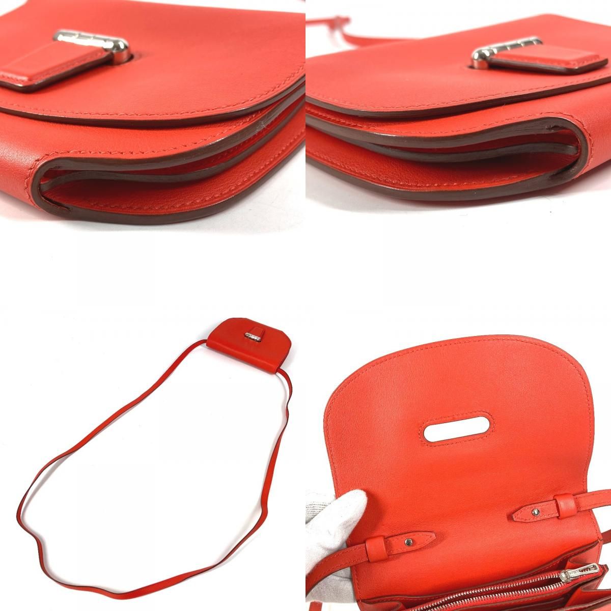Hermes Shoulder Bag Mini Convoy Swift Red — view 6