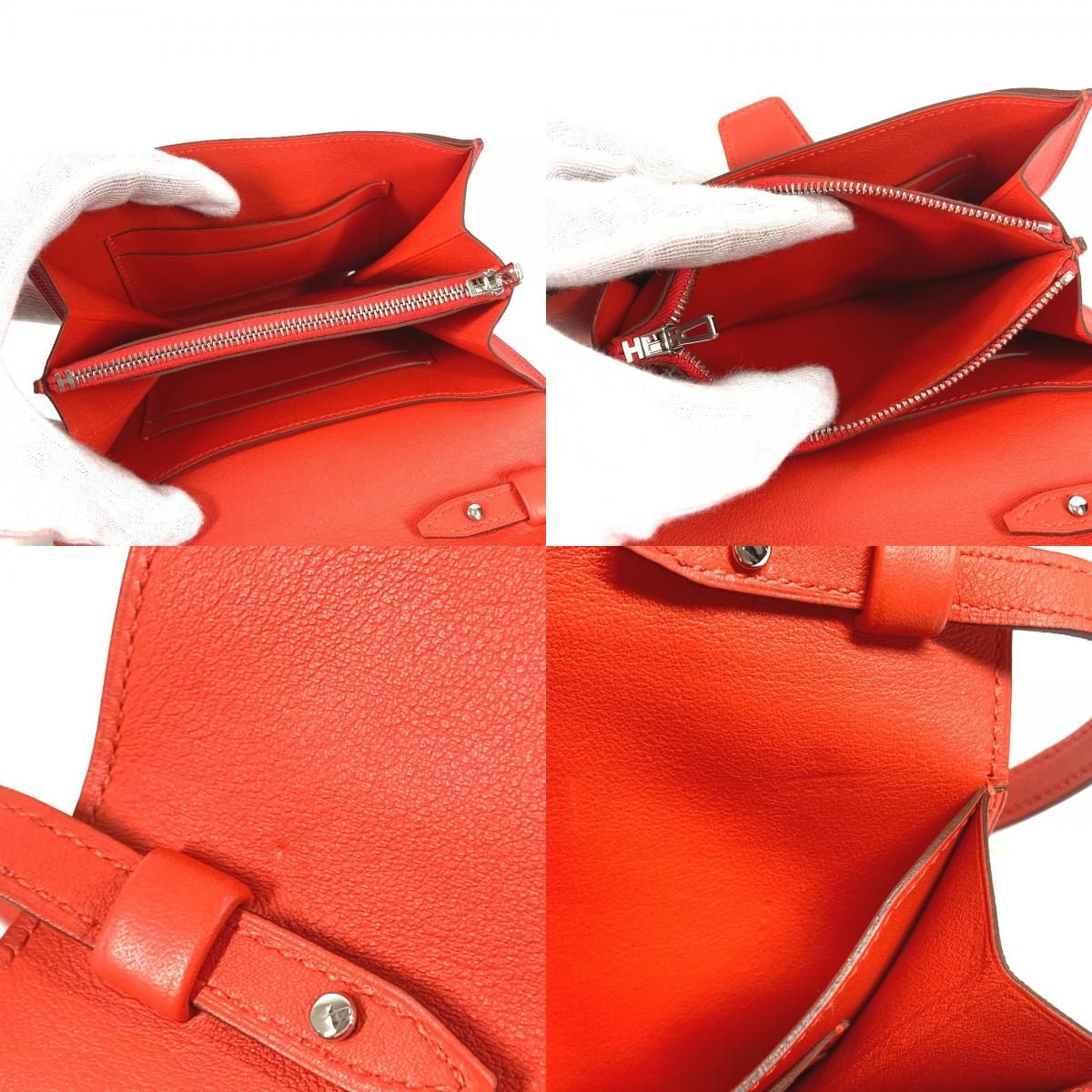 Hermes Shoulder Bag Mini Convoy Swift Red — view 7