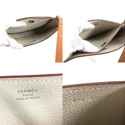 Hermes Shoulder Bag Perspective Cavalier 21 Togo Ivory — view 8