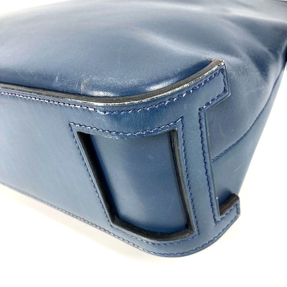 Hermes Business Bag Escapade Leather Navy — view 6