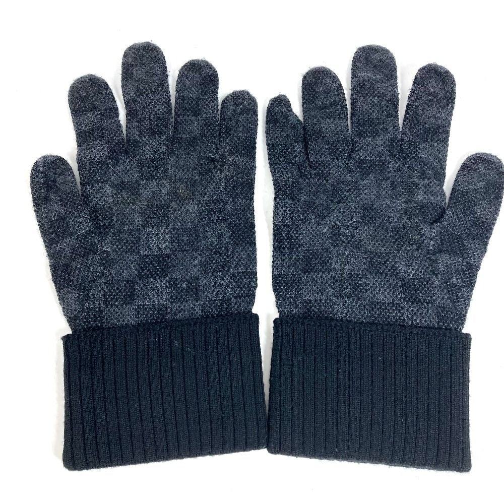 Louis Vuitton Glove Neo Petite Damier Wool Black — view 2