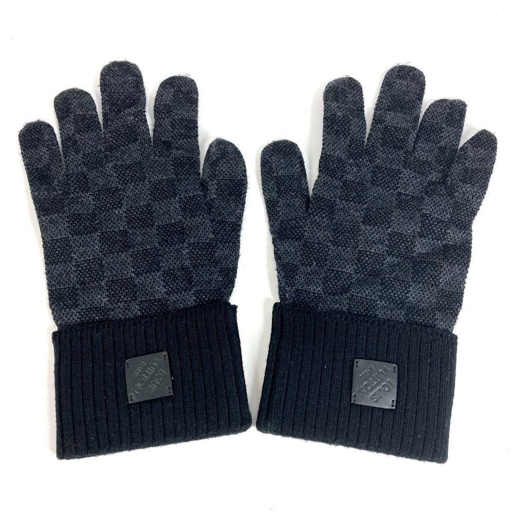 Louis Vuitton Glove Neo Petite Damier Wool Black