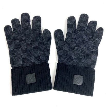 Louis Vuitton Glove Neo Petite Damier Wool Black