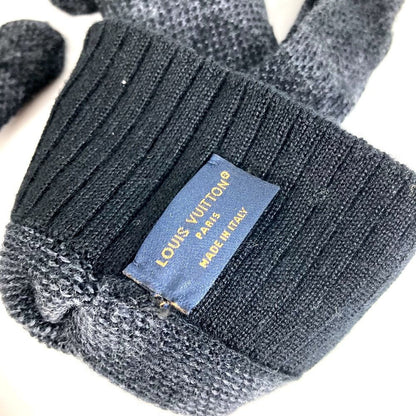 Louis Vuitton Glove Neo Petite Damier Wool Black — view 9