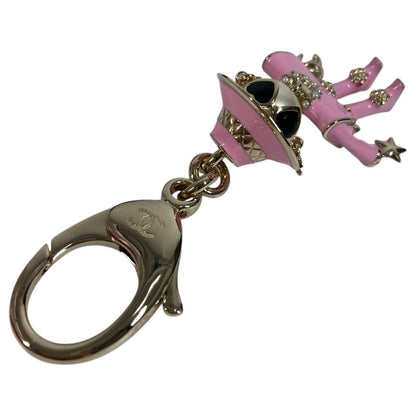 Chanel Key Holder Gabrielle CC Logo Metal Pink — view 5