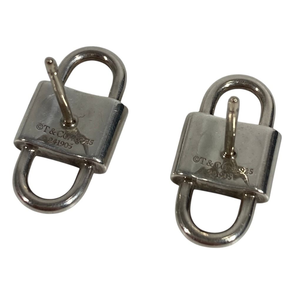Tiffany & Co Earrings Small Double Lock Key Silver — view 5
