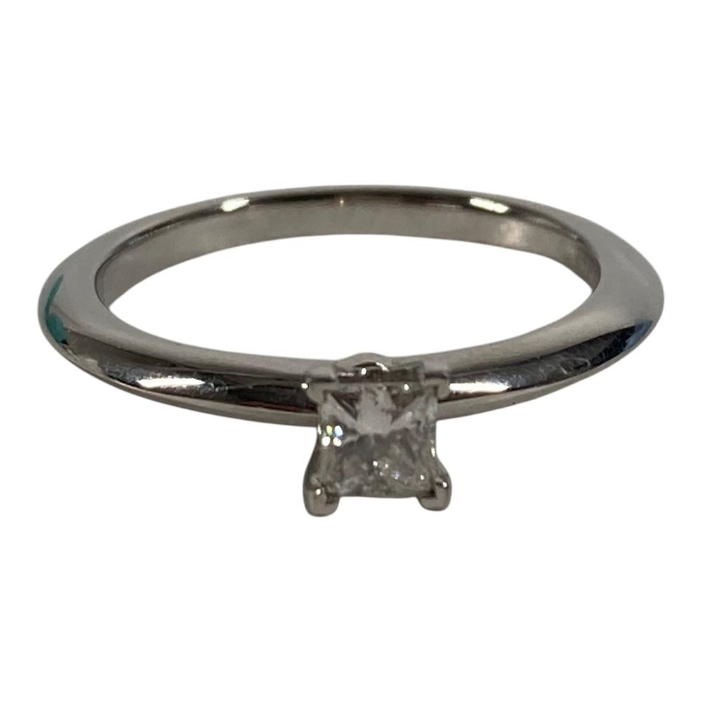 Tiffany & Co Ring Princess Cut Silver