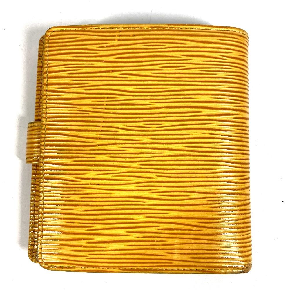 Louis Vuitton Bifold Wallet Porto Billets Compact Epi Leather Tassili Yellow — view 2