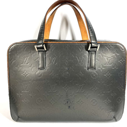 Louis Vuitton Business Bag Malden Monogram Matte Leather Navy
