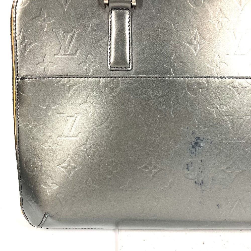 Louis Vuitton Business Bag Malden Monogram Matte Leather Navy — view 6