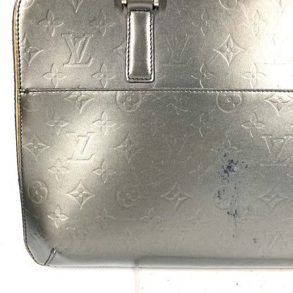 Louis Vuitton Business Bag Malden Monogram Matte Leather Navy — view 6