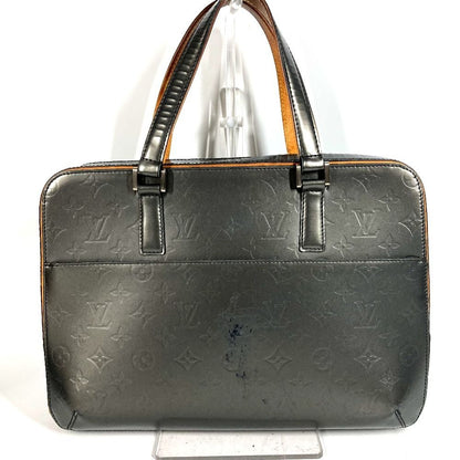 Louis Vuitton Business Bag Malden Monogram Matte Leather Navy — view 2