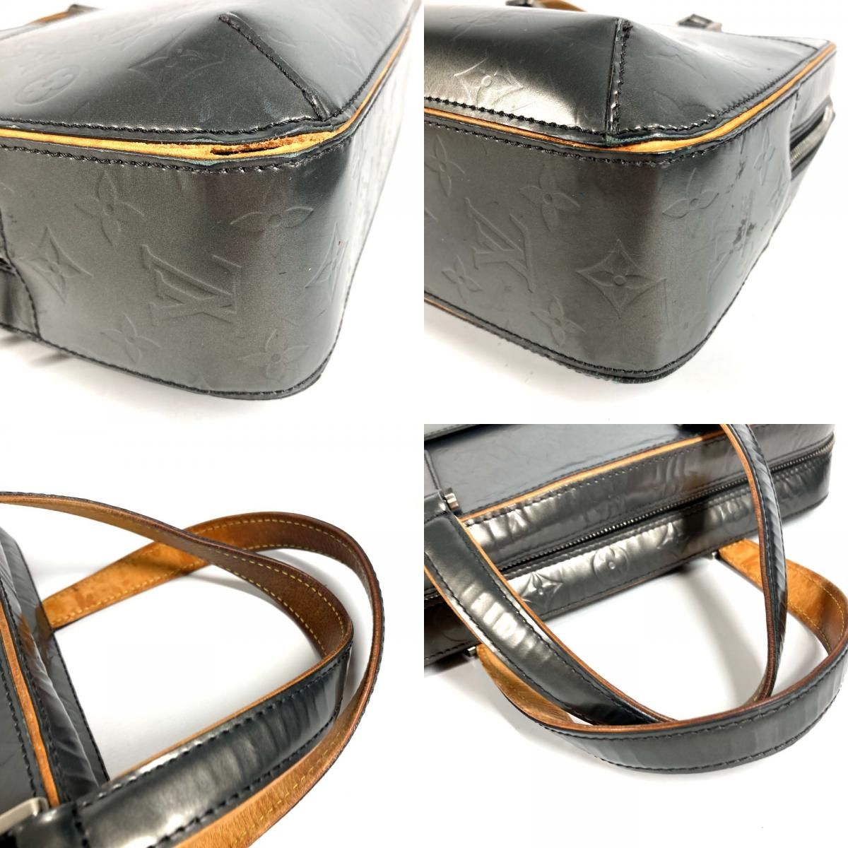 Louis Vuitton Business Bag Malden Monogram Matte Leather Navy — view 7