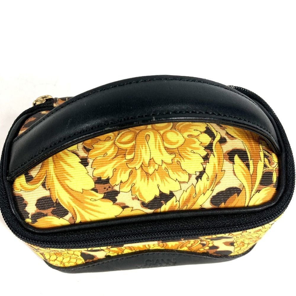 Versace Pouch Vintage Vanity Mini Leather Yellow — view 6