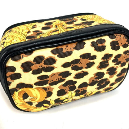 Versace Pouch Vintage Vanity Mini Leather Yellow — view 5