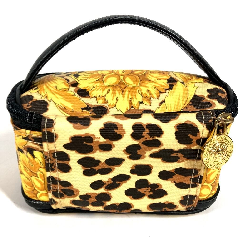 Versace Pouch Vintage Vanity Mini Leather Yellow — view 2