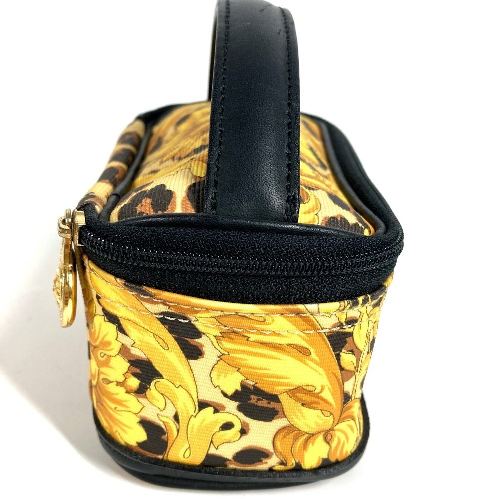 Versace Pouch Vintage Vanity Mini Leather Yellow — view 4