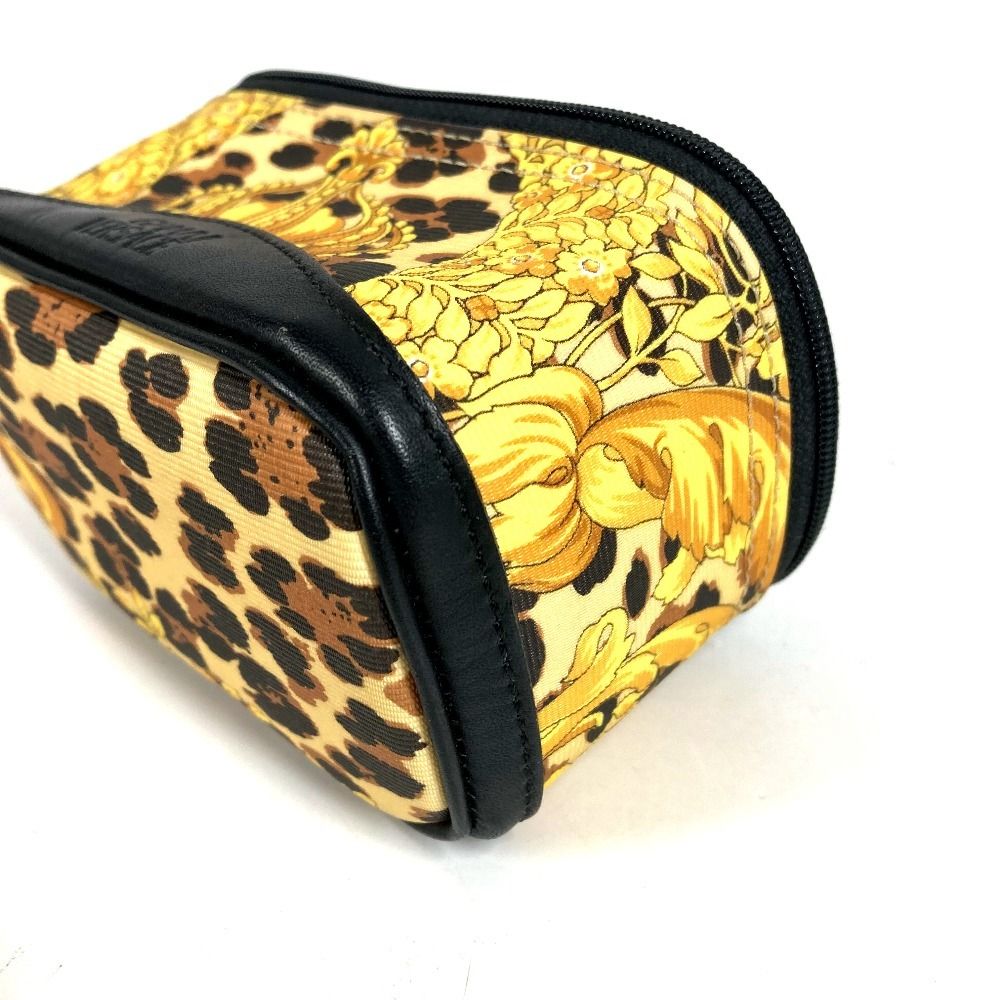 Versace Pouch Vintage Vanity Mini Leather Yellow — view 8
