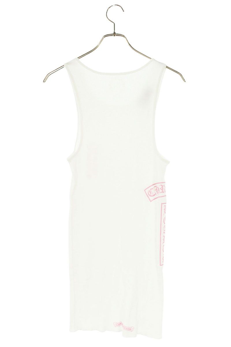 Chrome Hearts Rib Tank Side Label Print Top — view 2