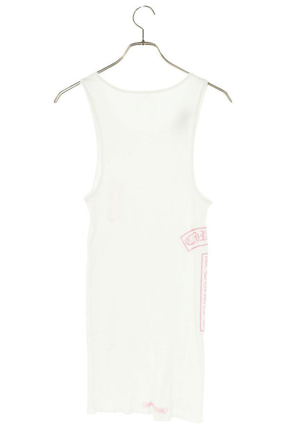 Chrome Hearts Rib Tank Side Label Print Top — view 2